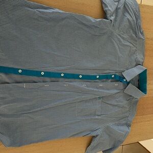 Men's Blue Checkered Shirt